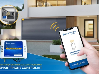 Trải nghiệm điều khiển cửa cuốn Austdoor thông minh bằng Smartphone